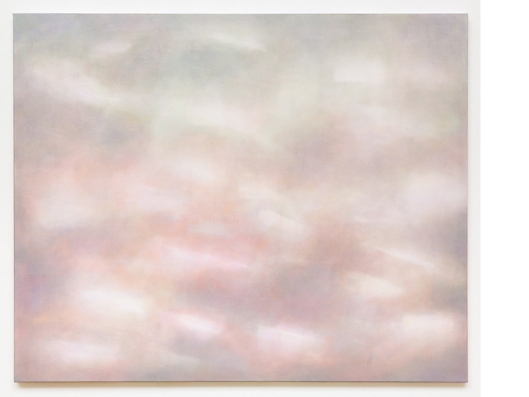 Traces (I) 2017, Acryl, Nessel, 130 x 160 cm