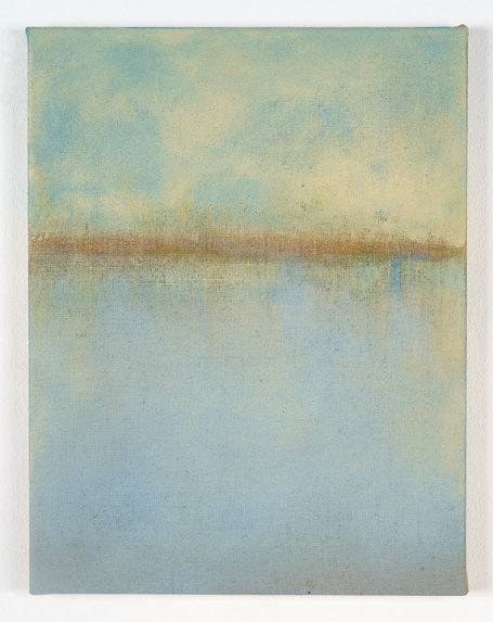 Horizonte/Solist III, Januar 2020, Acryl/Leinen, 45 x 35 cm