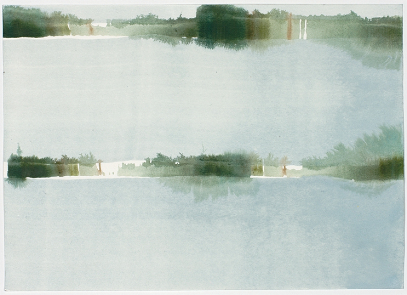 Winter-Papers 2007, No. 30, Acryl auf Papier, ca. 20,8 x 29,5 cm