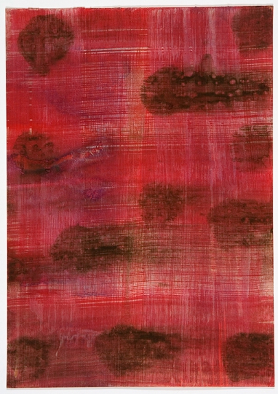 Autumn-Papers 2006, No. 12 (18.10.06), Acryl auf Papier, ca. 29,5 x 20,8 cm