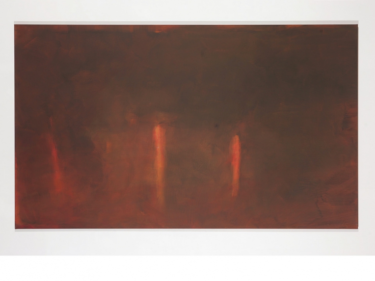 Glow, 2002. Acryl/BW, 130 x 220 cm