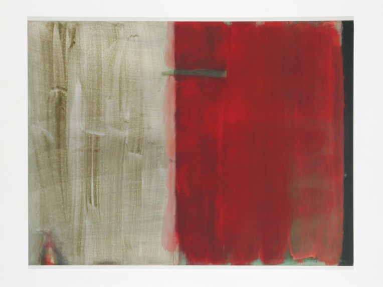 Dyade mit Stachel, 2002, Acryl/BW 120 x 160 cm