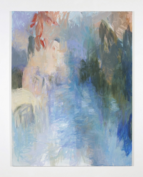 Herbstweiher, 1989, Öl auf BW, 180 x 150 cm