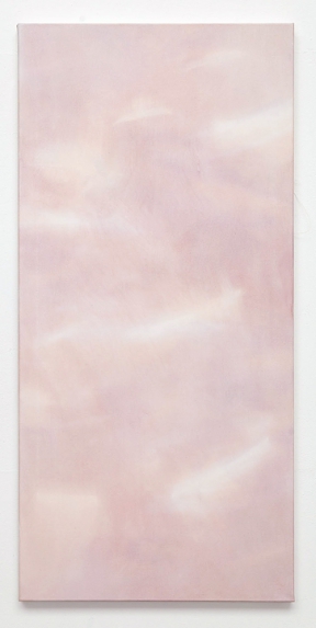 Winterlichtstille III, 2012, Acryl, Nessel, 125 x 60 cm