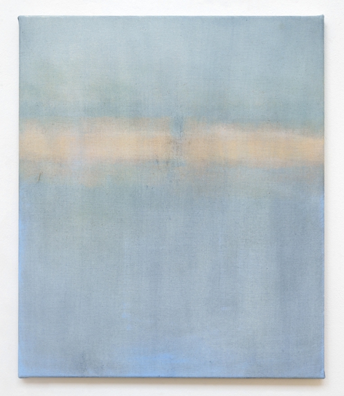 Horizonte/Solist IV, Winter 2019, Acryl/Leinen, 60 x 50 cm
