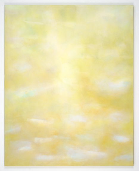 Hochlicht III (gelb), (2015-) 2019, Acryl/BW, 180 x 145 cm