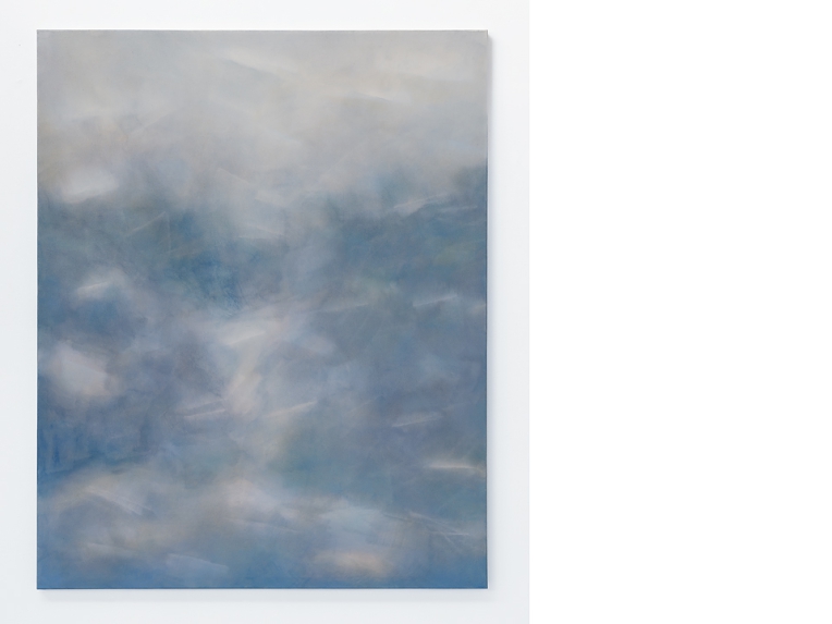 Hochlicht I (Blau), 2023, Acryl/BW, 180 x 145 cm